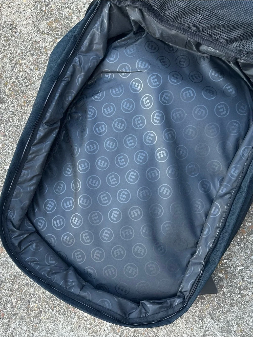 NWT Travis Mathew Black Convertible Backpack with Logo